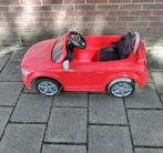 Audi RS 6, Elektrisch kind auto,Rood,6 volt,accu,Audi TT RS, Ophalen, Gebruikt