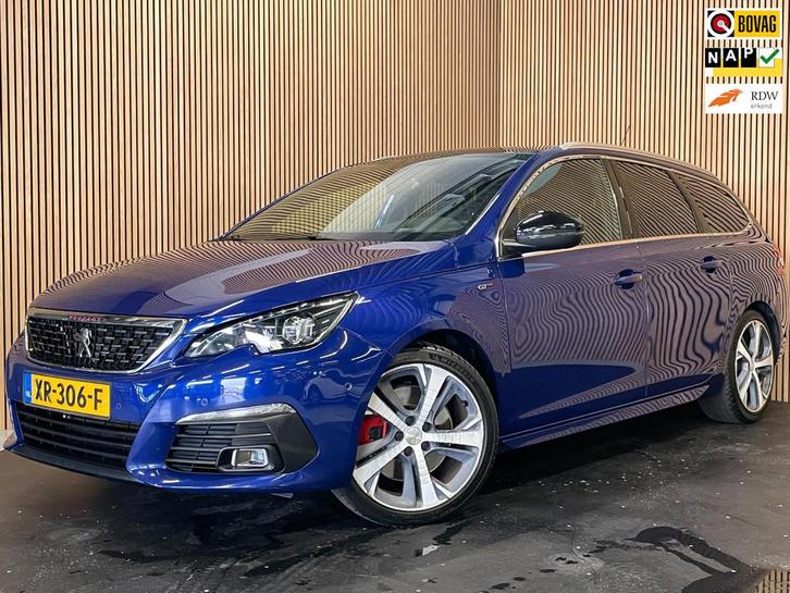 Peugeot 308 SW 1.6 GT-LINE|205PK|FULL OPTION|PANO|MASSAGE|CA, Auto's, Peugeot, Bedrijf, Te koop, 360° camera, ABS, Achteruitrijcamera