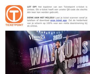 4 Tickets Waylon - Ahoy - 31 Okt 2025 beschikbaar voor biedingen