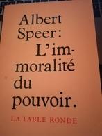 Albert Speer: l 'immoralité du pouvoir, Boeken, Ophalen of Verzenden, Tweede Wereldoorlog, Gelezen, Algemeen