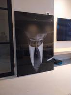 Man met Hoed - Plexiglas Kunst 150x100cm, Huis en Inrichting, Woonaccessoires | Schilderijen, Tekeningen en Foto's, Ophalen of Verzenden