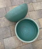 Kunststof bloembakken. 2 stuks., Tuin en Terras, Ophalen of Verzenden, Zo goed als nieuw, Kunststof, Minder dan 60 cm