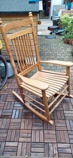 Schommelstoel old country style, Tuin en Terras, Ophalen of Verzenden, Zo goed als nieuw, Hout