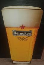 Heineken glazen van karton, dubbelzijdig bedrukt., Ophalen of Verzenden, Nieuw, Reclamebord, Plaat of Schild, Heineken