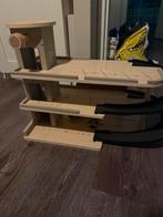 Houten auto garage, Kinderen en Baby's, Speelgoed | Houten speelgoed, Ophalen, Zo goed als nieuw, Overige typen