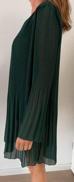 Groene plisee jurk, Ophalen of Verzenden, Zo goed als nieuw, Maat 38/40 (M), Groen