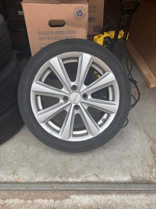 4x Toora alu velg met band, Auto-onderdelen, Banden en Velgen, Zomerbanden, 16 inch, 195 mm, Gebruikt, Ophalen
