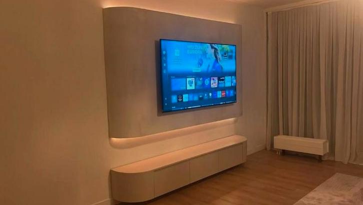 Cinewall stukadoor tegelzetter koof, Huis en Inrichting, Haarden, Zo goed als nieuw, Ophalen of Verzenden