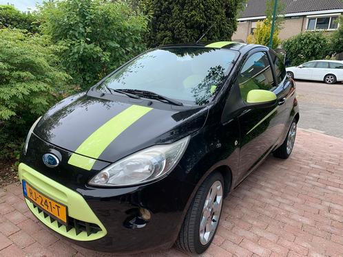 Ford Ka 1.2 51KW 2010 Zwart, Auto's, Ford, Particulier, Ka, Airconditioning, Centrale vergrendeling, Elektrische buitenspiegels