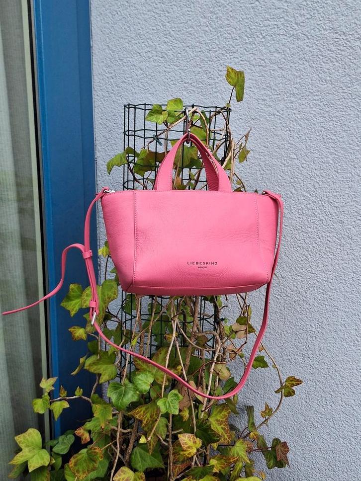 Roze Liebeskind leren handtas, Sieraden, Tassen en Uiterlijk, Tassen | Damestassen, Nieuw, Handtas, Roze, Ophalen of Verzenden