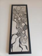 Abstracte tekening in lijst, Ophalen