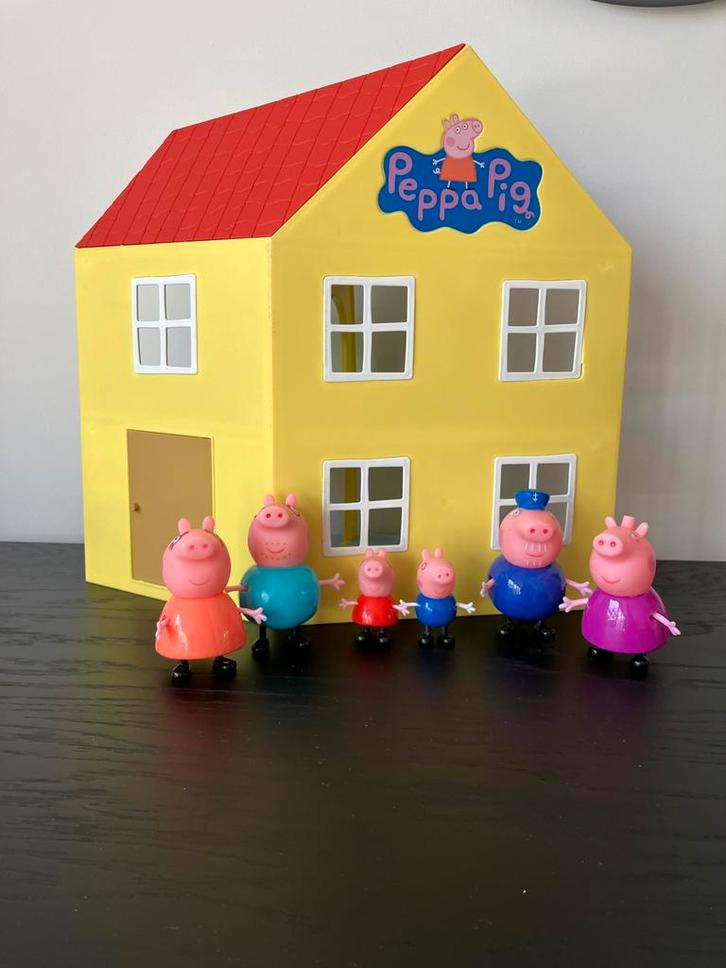 Figuurtjes familie Peppa Pig / Peppa Big, nette staat, Verzamelen, Poppetjes en Figuurtjes, Gebruikt, Ophalen of Verzenden