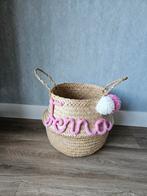 Mand met punniknaam rose, Ophalen of Verzenden, Nieuw, Rond, Riet