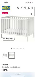 Sundvik Ikea babybed ledikant, Ledikant, Zo goed als nieuw, Ophalen