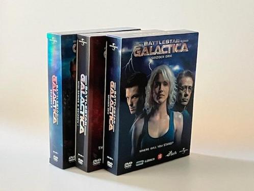 Battlestar Galactica seizoen 1, 2 en 3 € 0,00, Cd's en Dvd's, Dvd's | Science Fiction en Fantasy, Zo goed als nieuw, Science Fiction