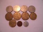 11 munten Finland 1 markka,50,20,10 pennia,1 penni 1963/1978, Ophalen of Verzenden, Finland, Setje