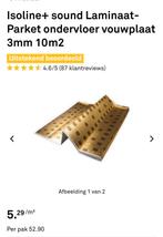 Isoline + sound laminaat-parket ondervloer, Ophalen, Overige materialen, 30 cm of meer, 50 tot 150 cm