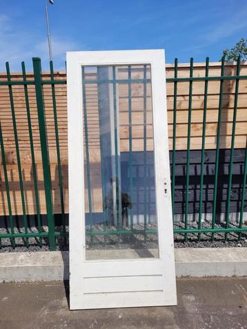 Houten balkondeuren met glas | B92,2 x H231,5 beschikbaar voor biedingen