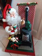 Holiday creations bewegende kerstman met licht en geluid, Diversen, Ophalen of Verzenden, Zo goed als nieuw