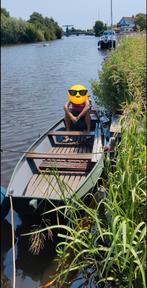 Stalen roeiboot met motor, Watersport en Boten, Ophalen, Zo goed als nieuw, Drie personen of meer, Overige typen