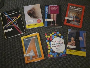 7 Studieboeken HBO Commerciele Economie beschikbaar voor biedingen