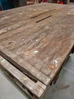 Oude Zaagtafel - Prachtstuk als bbq meubel? Nostalgie!, Ophalen, Gebruikt