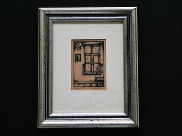 Anton Pieck houtsnede Felix Timmermans Begijnhof Lier België beschikbaar voor biedingen