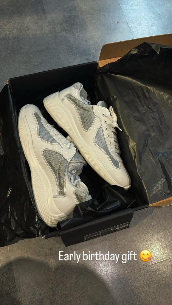 For Sale: Prada America’s Cup – White/Grey – Size 7, Kleding | Heren, Schoenen, Zo goed als nieuw, Sneakers of Gympen, Wit, Ophalen of Verzenden