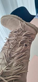 Cha dameslaars suède nieuw maat 41 beige, Hoge laarzen, Beige, Nieuw, Ophalen of Verzenden
