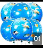 6 zee ballonnen rond, Ophalen of Verzenden, Nieuw, Versiering, Verjaardag