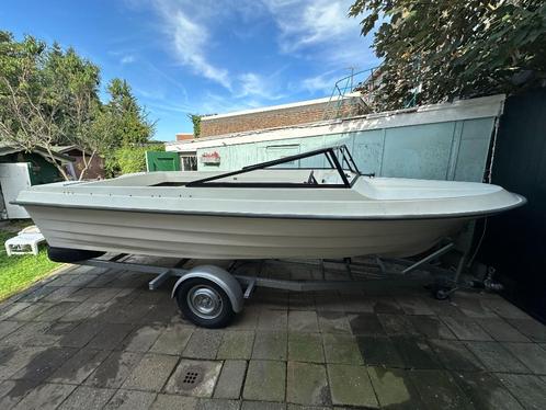 Boot project polyester vis / toer boot 5 mtr., Watersport en Boten, Bootonderdelen, Gebruikt, Overige typen, Motorboot, Ophalen of Verzenden