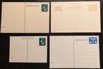 4 ONBESCHREVEN BRIEFKAARTEN, Postzegels en Munten, Brieven en Enveloppen | Nederland, Verzenden, Briefkaart