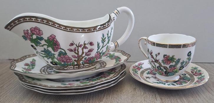 6 delen servies Royal Grafton Coalport the Indian Tree, Antiek en Kunst, Antiek | Servies los, Ophalen