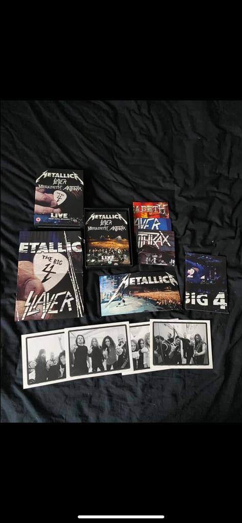Metallica the big 4 Deluxe Box, Cd's en Dvd's, Vinyl | Hardrock en Metal, Zo goed als nieuw, Ophalen of Verzenden