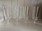 Vintage Champagneglazen (4), Huis en Inrichting, Keuken | Servies, Glas of Glazen, Ophalen of Verzenden, Overige stijlen, Glas