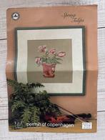 Permin Borduurpatroon Tulpen met kleurnummers, Hobby en Vrije tijd, Borduren en Borduurmachines, Ophalen of Verzenden, Zo goed als nieuw