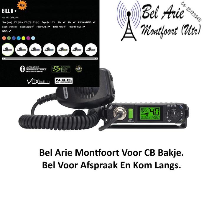 President BILL-2 ASC Kleine cb, Telecommunicatie, Zenders en Ontvangers, Nieuw, Zender en Ontvanger, Ophalen of Verzenden