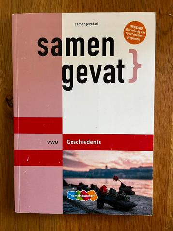 Samengevat VWO Geschiedenis Yvonne Bouw, Marloes Bolink beschikbaar voor biedingen