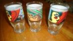 CORNEILLE  3 GLAZEN LE TIGRE AMOUREUX 1990 HOMMAGE A V GOGH, Huis en Inrichting, Keuken | Servies, Ophalen of Verzenden, Glas