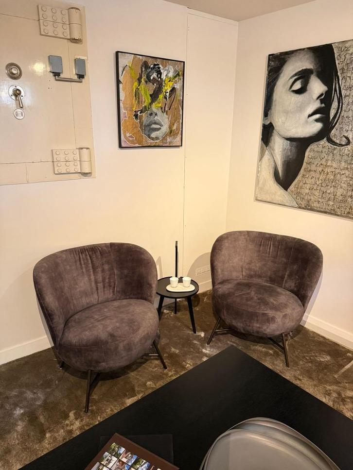 Hofstede Raanhuis Barletta fauteuil, Huis en Inrichting, Fauteuils, Nieuw, Stof, 75 tot 100 cm, Minder dan 75 cm, Ophalen