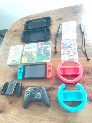 Nintendo Switch met 5 spellen beschikbaar voor biedingen