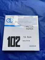 100 rondfilters(medium) 125mm(Laboratorium), Ophalen of Verzenden, Nieuw