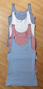 Set 4 Damestopjes Hemdjes Tops Topjes Maat S, Blauw, Ophalen of Verzenden, Zo goed als nieuw, Maat 36 (S)