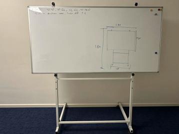 Whiteboard op standaard - Verrijdbaar & Verstelbaar beschikbaar voor biedingen