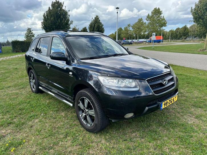 Hyundai Santa Fe 2.7 4WD AUT 2008 Zwart, Auto's, Hyundai, Particulier, Santa Fe, Benzine, E, SUV of Terreinwagen, Automaat, Origineel Nederlands