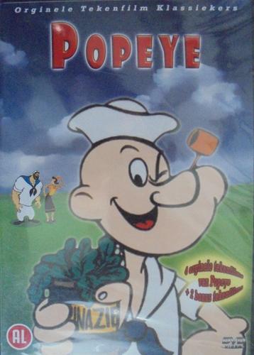 DVD Tekenfilm: Popeye; 6 TOP tekenfilms, gesealed.