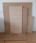 Leftover MDF and plywood, Doe-het-zelf en Verbouw, Platen en Panelen, Ophalen, Zo goed als nieuw, Overige materialen, Minder dan 20 mm