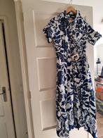 ZARA Maxi jurk blauw wit maat m, Kleding | Dames, Jurken, Ophalen of Verzenden, Zo goed als nieuw, Blauw, Onder de knie