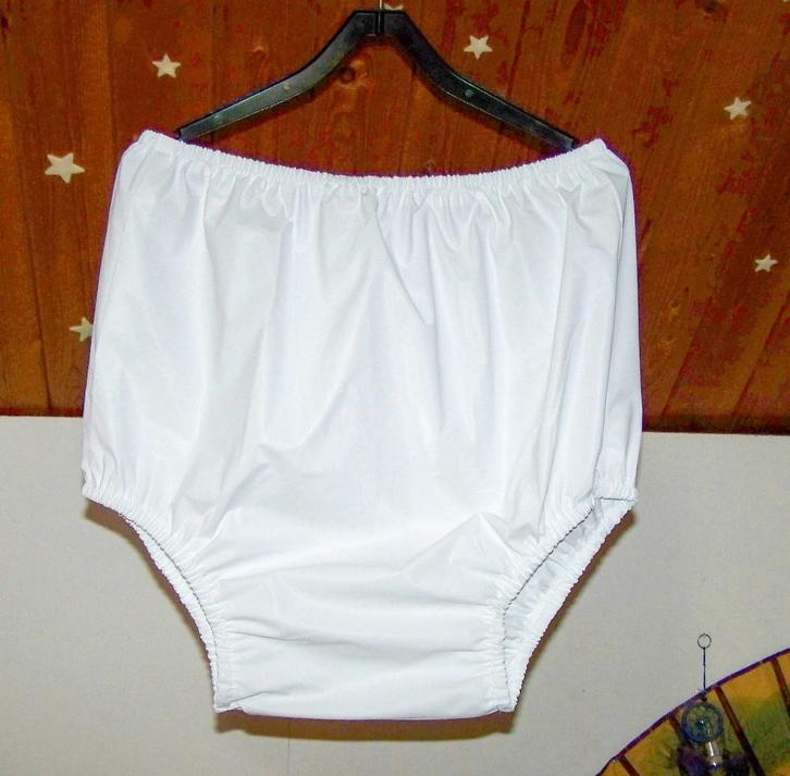 plastic broek retro creme wit., Diversen, Verpleegmiddelen, Nieuw, Verzenden
