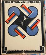 De stijl art deco achtige schoolplaat, Antiek en Kunst, Antiek | Schoolplaten, Ophalen of Verzenden, Overige thema's